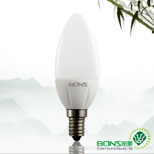 C37 Led lamp,warm color LED C37 E14 250lm 2700K CE